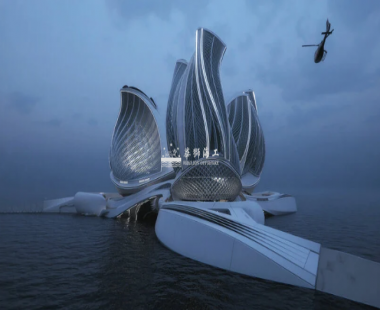 大型漂浮建筑丨第八大洲漂浮站